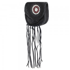 Stars & Stripes - Western Bag - Pioneer Pouch Black