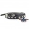 Stars & Stripes - Hat Band - Black Leather Star