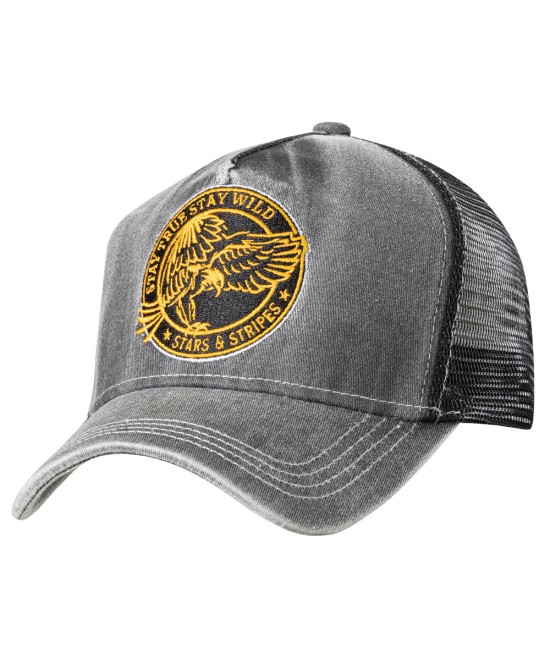 Trucker Hat - Stay Wild Grey Trucker Hat - Stay Wild Grey