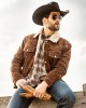 Stars & Stripes - Decker Brown Men's Western Jacket Stars & Stripes - Decker Brown Men's Western Jacket