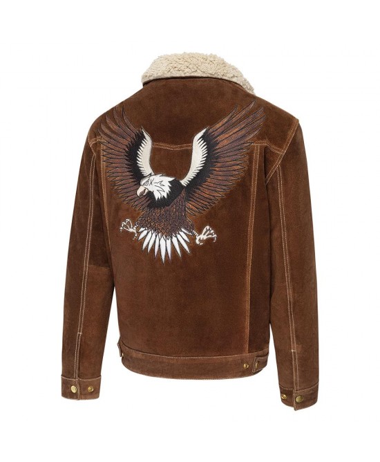 Stars & Stripes - Decker Brown Men's Western Jacket Stars & Stripes - Decker Brown Men's Western Jacket