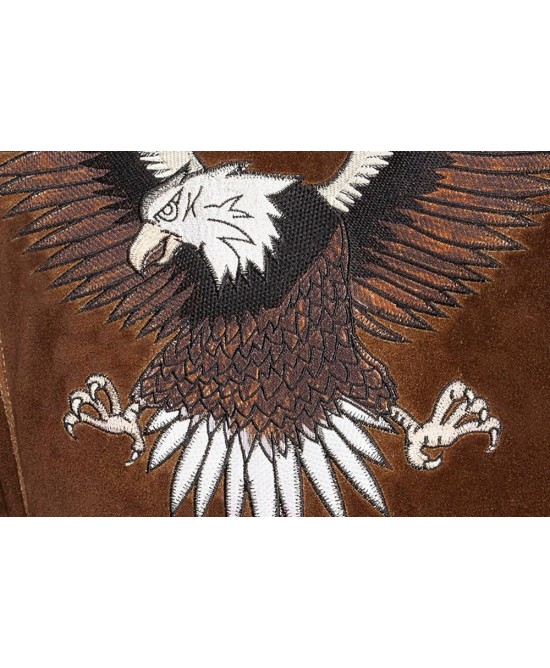 Stars & Stripes - Decker Brown Men's Western Jacket Stars & Stripes - Decker Brown Men's Western Jacket