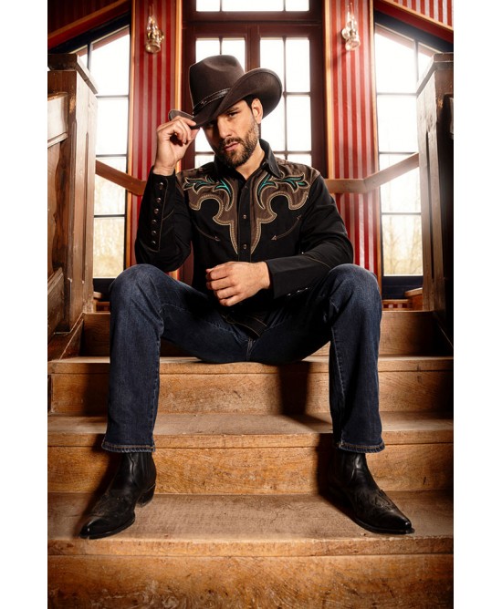 Stars & Stripes - Alaric Men's Western Shirt