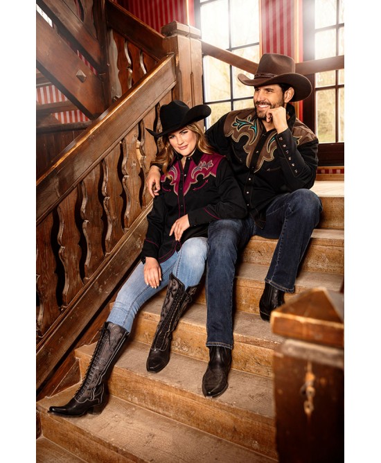 Stars & Stripes - Alaric Men's Western Shirt