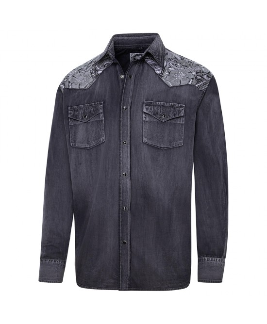 Stars & Stripes - Fred Men's Western Shirt Stars & Stripes - Fred Men's Western Shirt
