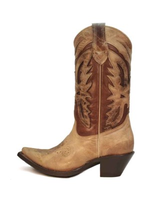 Stars & Stripes - Women's Western Boots - Dark Honey