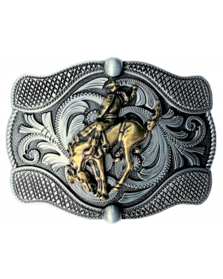 Belt Buckle - Bucking Horse