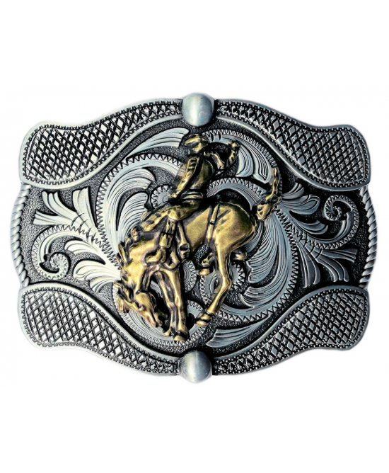 Belt Buckle - Bucking Horse