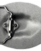 Belt Buckle - Black Horse Flowers