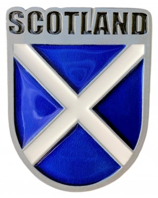 Belt Buckle - Scotland Flag Shield