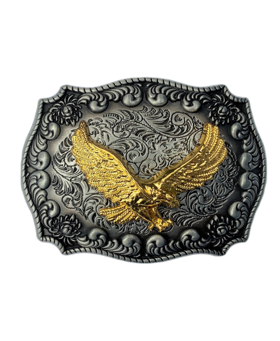 Belt Buckle - Western Gold Plated Eagle Belt Buckle - Western Gold Plated Eagle