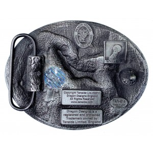 Belt Buckle -  Horse Feathers Scroll