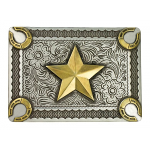 Belt Buckle - Star and Horseshoe Trophy Belt Buckle - Star and Horseshoe Trophy