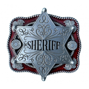 Belt Buckle - Sheriff Star