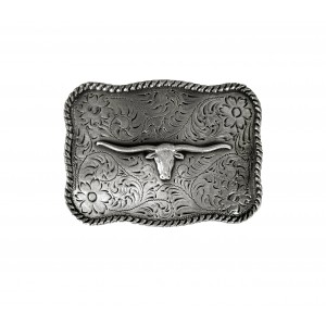Belt Buckle - Longhorn Steer Skull