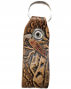 Belt Loop Keyring - Big White Eagle Brown