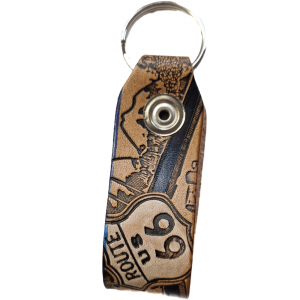 Belt Loop Keyring - Route 66 Belt Loop Keyring - Route 66