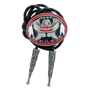 Bolo Tie - Cowboy Boots Hat