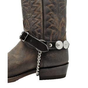 Boot Straps - Concho Brown