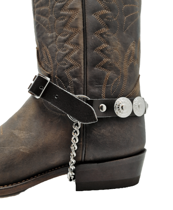 Boot Straps - Concho Brown