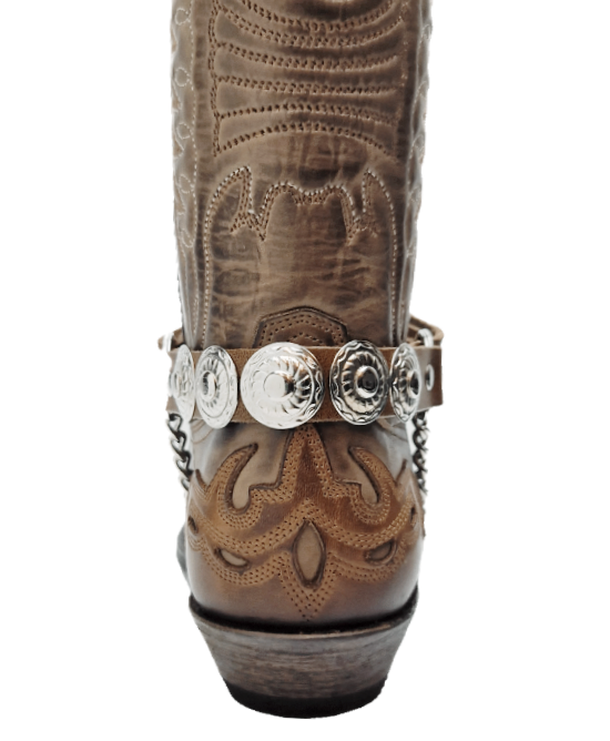 Boot Straps - Concho Tan