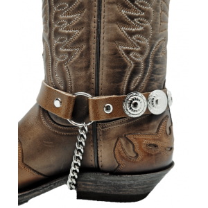 Boot Straps - Concho Tan