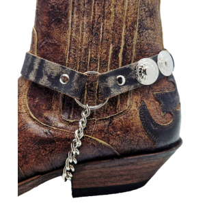 Boot Straps - Concho Stress Brown