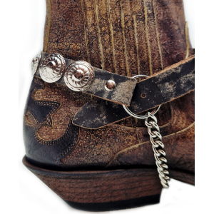 Boot Straps - Concho Stress Brown