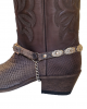 Boot Straps - Oval Stressed Dark Brown Boot Straps - Oval Stressed Dark Brown