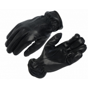 Plain Biker Leather Gloves