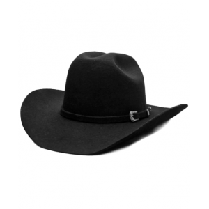 Wool Felt Buckle Hat Band Western Black Hat 