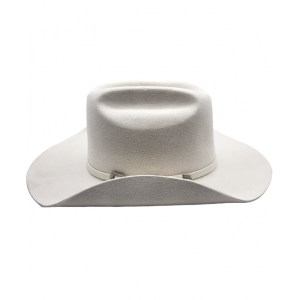 Wool Felt Buckle Hat Band Western White Hat 
