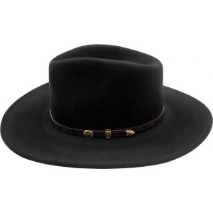 Wool Felt Western Hat - Horseshoe - Black