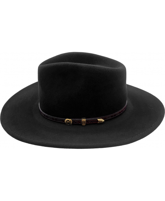 Wool Felt Western Hat - Horseshoe - Black