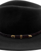 Wool Felt Western Hat - Horseshoe - Black