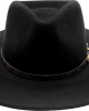 Wool Felt Western Hat - Horseshoe - Black