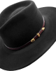 Wool Felt Western Hat - Horseshoe - Black