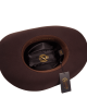 Wool Felt Western Brown Hat - Cognac Hatband