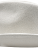 Wool Felt Western White Concho Hat