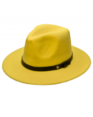 Felt Hat - Yellow