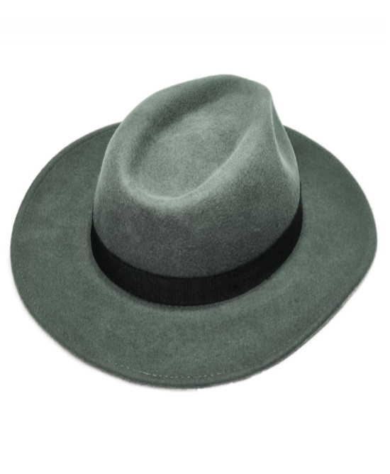 Wool Felt Hat - Dark Grey
