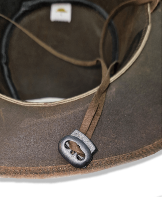 Leather Western Hat - Distressed Brown Leather Western Hat - Distressed Brown