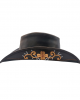 Leather Western Hat - Flowers Leather Western Hat - Flowers