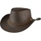 Leather Western Hat - Australian Brown