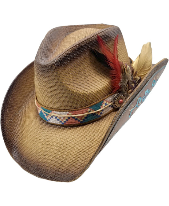 Straw Western Feather