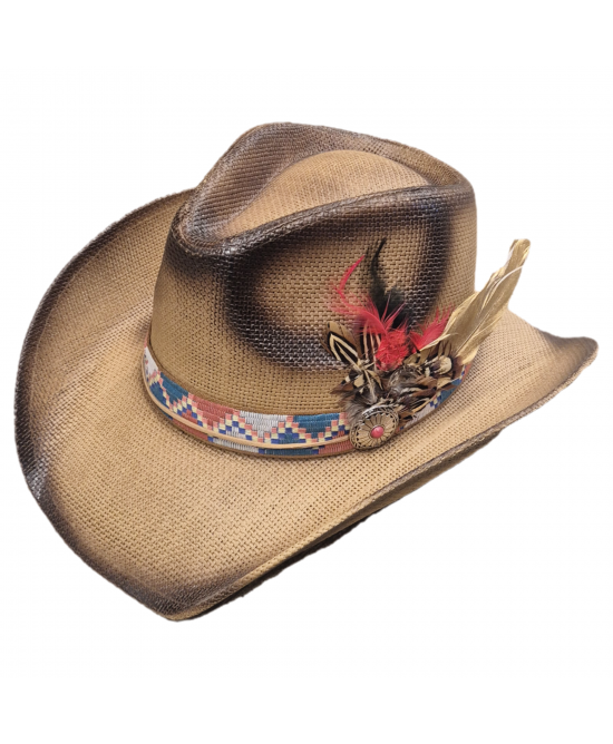 Straw Western Feather