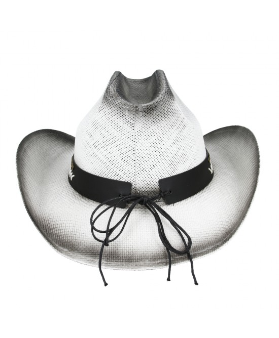 Summer Cowboy Hat With Revolver Hatband