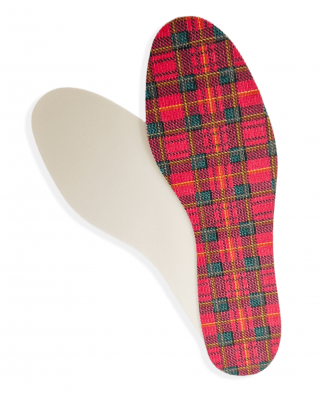 Insoles Tartan Latex Foam