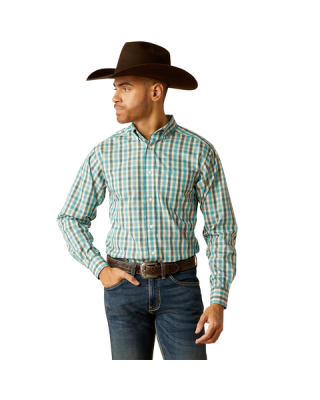 Ariat Wrinkle Free Gordie Fitted Men's Western Shirt