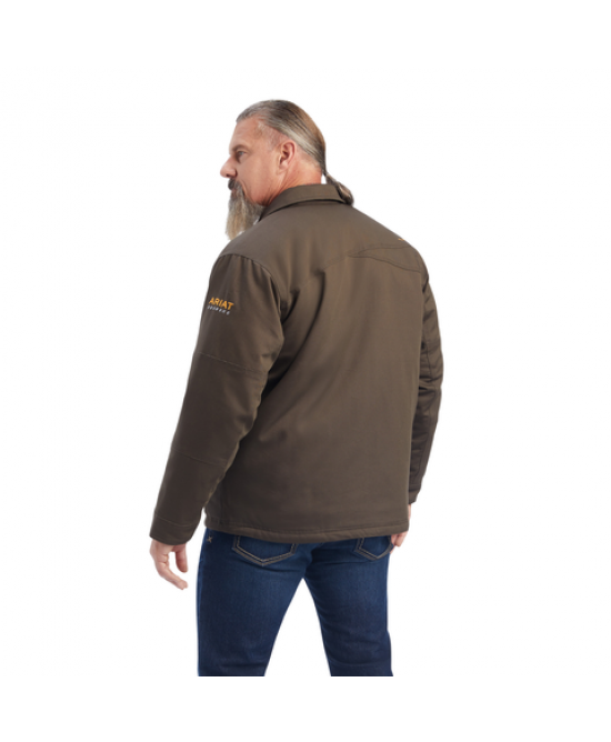 Ariat - Rebar DuraCanvas Sherpa-Lined Coat Brown Ariat - Rebar DuraCanvas Sherpa-Lined Coat Brown